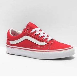 Excellent condition Size 6.5 womens red vans